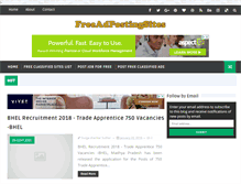 Tablet Screenshot of freeadpostingsites.com